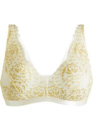 Bralette uten bøyle med lurex-blonde, BODYFLIRT