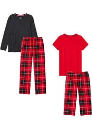 Pyjamas og capri-pyjamas (4-delt sett), bonprix