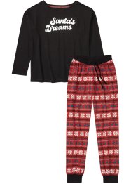 Pyjamas med oversized overdel og gavepose, bpc bonprix collection