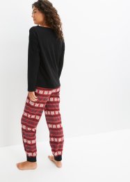 Pyjamas med oversized overdel og gavepose, bpc bonprix collection