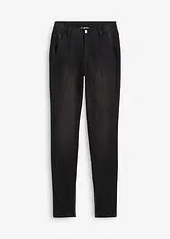 High Waist-termojeans med fleece-fôr, bonprix