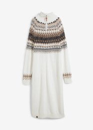 Strikket kjole med koftemønster, John Baner JEANSWEAR