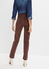 Stretch-cordbukse, Straight, med splitt, John Baner JEANSWEAR