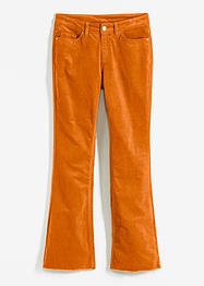 Bootcut-bukse i cordfløyel, RAINBOW