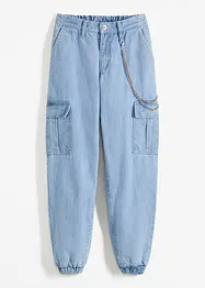 Cargo-jeans med kjede, bonprix