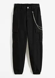 Cargo-jeans med kjede, bonprix