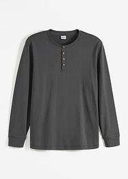 Henleyshirt, lang arm, John Baner JEANSWEAR