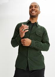 Langermet flanellskjorte, Slim Fit, RAINBOW