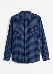 Langermet flanellskjorte, Slim Fit, RAINBOW