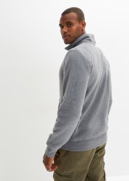 Fleece-genser med ståkrage, bpc bonprix collection