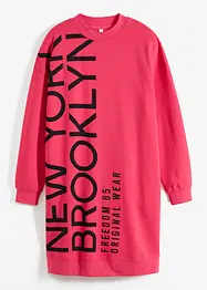 Oversized sweatkjole i myk bomullsmiks, bonprix