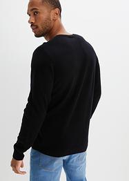 Ullgenser med andel av Good Cashmere Standard®, rund hals, bpc selection premium