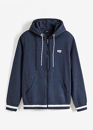 Sweatjakke med hette og komfortsnitt, av resirkulert polyester, bpc bonprix collection