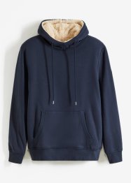 Termo-sweatshirt med hette og teddyfôr, bpc bonprix collection