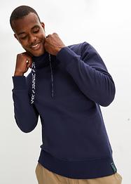 Sweatshirt med sporty detaljer, av bærekraftig bomull, bpc bonprix collection