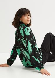 Satengbluse med print, BODYFLIRT