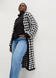 Cardigan med houndstooth-mønster, bonprix