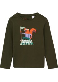 Langermet T-skjorte med dyremotiv til barn, bpc bonprix collection