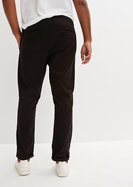 Slim fit slip on-chinos med kortere benlengde, Tapered, RAINBOW