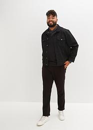 Langermet shirt med sjalskrage, Slim Fit, RAINBOW