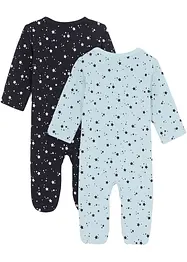 Sparkebukse til baby i ren økologisk bomull (2-pack), bonprix