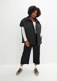 Oversized vattert  funksjons-vest, vannavvisende, bonprix