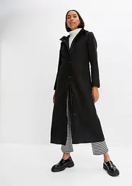 Kåpe i ull-look, maxi-lengde, bonprix