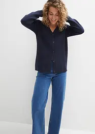 Finstrikket jakke, bonprix