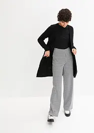 Lang bouclé-strikkejakke, bonprix