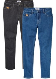 Regular Fit Stretch-Jeans, Straight (2-pack), John Baner JEANSWEAR