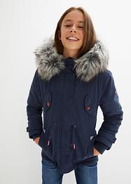 Vinterparkas med pelskant for barn, bpc bonprix collection