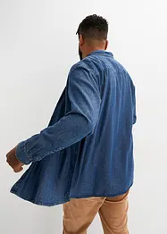 Denimskjorte i 100% bomull, bonprix