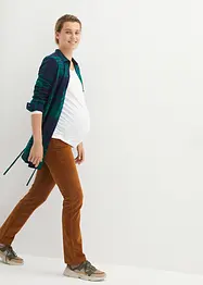 Lang mammabluse i bomullsflanell, bonprix