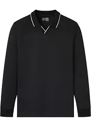 Langermet - poloshirt av økologisk bomull, bonprix