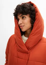 Vattert oversized kåpe med hette, av resirkulert polyester, bonprix