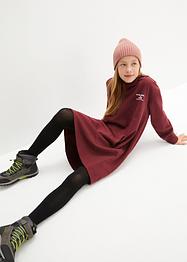 Sweatkjole med hette til barn, av økologisk bomull, bpc bonprix collection