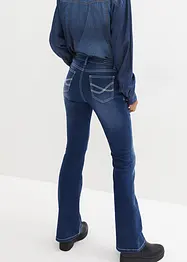 Stretch-termojeans med myk innside og myk børstet overflate, Bootcut, bonprix