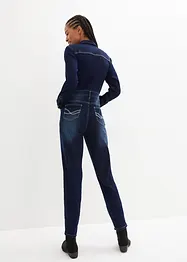 Stretch-termojeans-jumpsuit med myk innside, John Baner JEANSWEAR