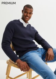 Premium genser med V-hals, bpc bonprix collection