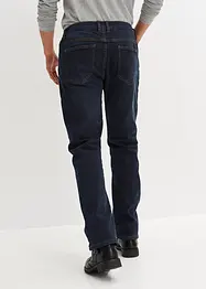 Relaxed Fit-termojeans med stretch og fleecefôr, Straight, bonprix