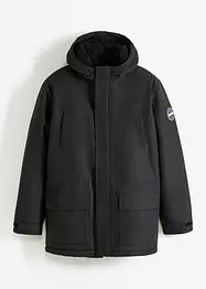 Hybrid termo-parkas med teddyfôr, bonprix