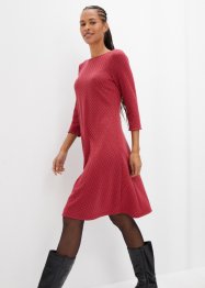 Punto di Roma-kjole med jacquardmønster, knelang, bpc bonprix collection