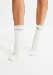 Termosokker (3-pack) med økologisk bomull innvendig frotte og rullekant, bpc bonprix collection