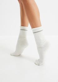 Termosokker (3-pack) med økologisk bomull innvendig frotte og rullekant, bpc bonprix collection