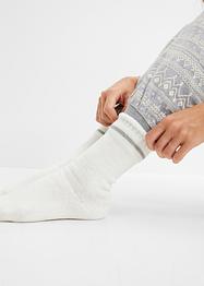 Termosokker (3-pack) med økologisk bomull innvendig frotte og rullekant, bpc bonprix collection