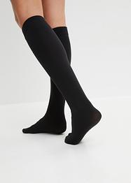 Termo-knestrømper (3-pack) 120den i tynn strømpekvalitet med innvendig fleece, bpc bonprix collection