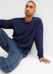 Pyjamas med flanellbukse, bonprix