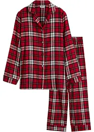 Vevd pyjamas i flanell, bonprix