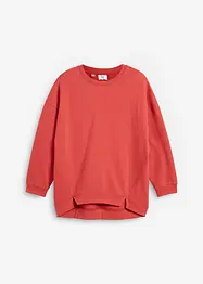 Oversized sweatshirt med splitt i nederkant, bpc bonprix collection