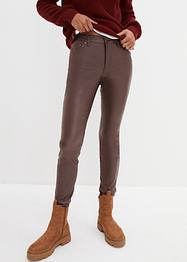 Stretchbukse med belegg og komfortlinning, Skinny, bpc bonprix collection